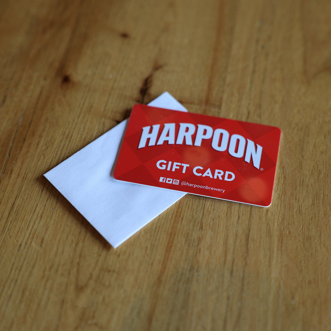 Harpoon Brewery Gift Card