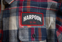 Load image into Gallery viewer, Jacket - Flannel Red/White/Blue Harpoon Patch
