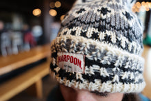 Load image into Gallery viewer, Tri-Color Harpoon Knit Hat
