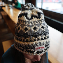 Load image into Gallery viewer, Tri-Color Harpoon Knit Hat
