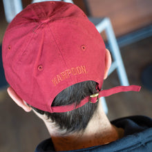Load image into Gallery viewer, Red &quot;H&quot; Leather Patch Hat
