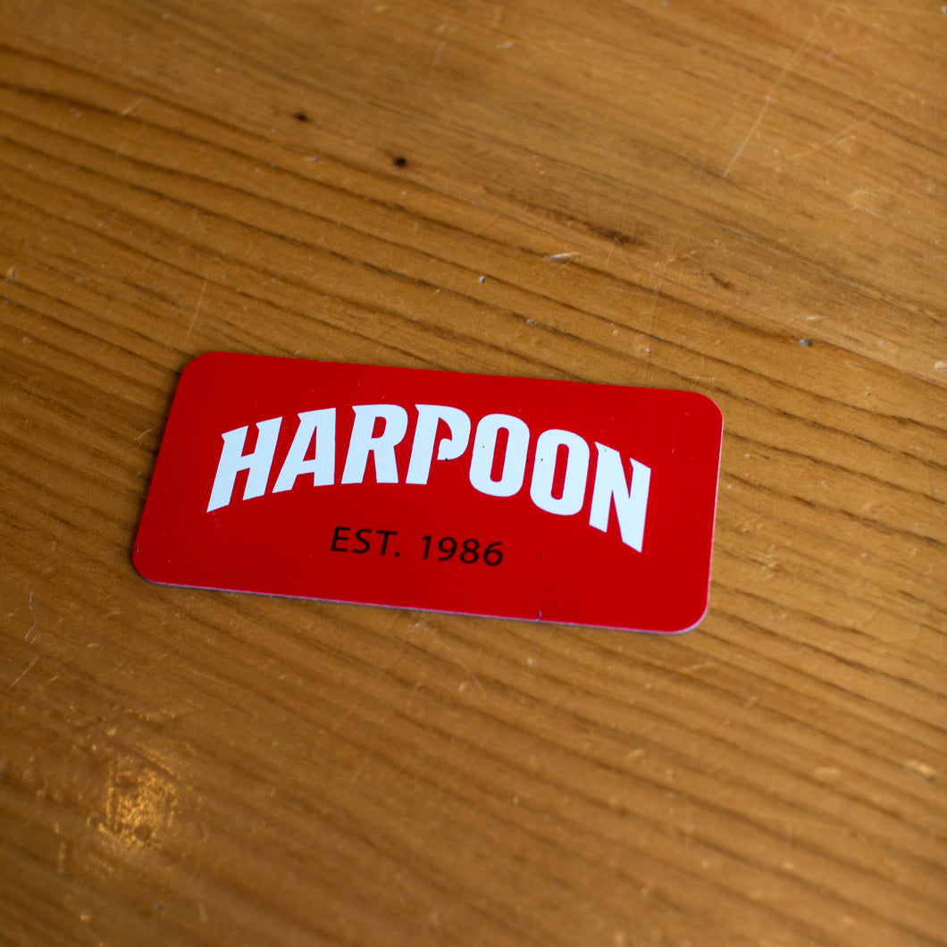 Harpoon Bumper Sticker - Est. 1986