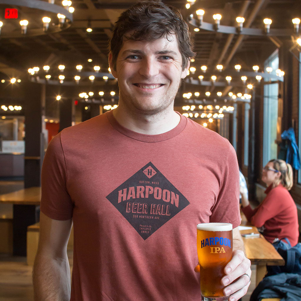 Harpoon Beer Hall Diamond T-Shirt
